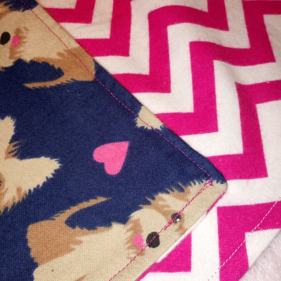 Homemade Yorkie Dog Baby Blanket - Picture 6 of 7